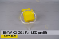 Кільце світловод фари BMW X3 G01 Full LED (2017-2021) дорест велике зовнішнє angel eyes ліве