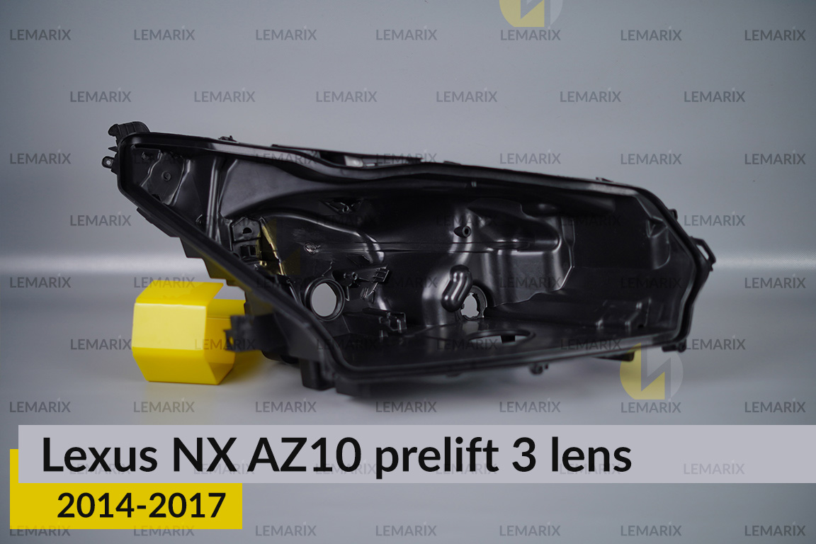 Корпус фари Lexus NX AZ10 3 лінзи (2014-2017) дорест правий