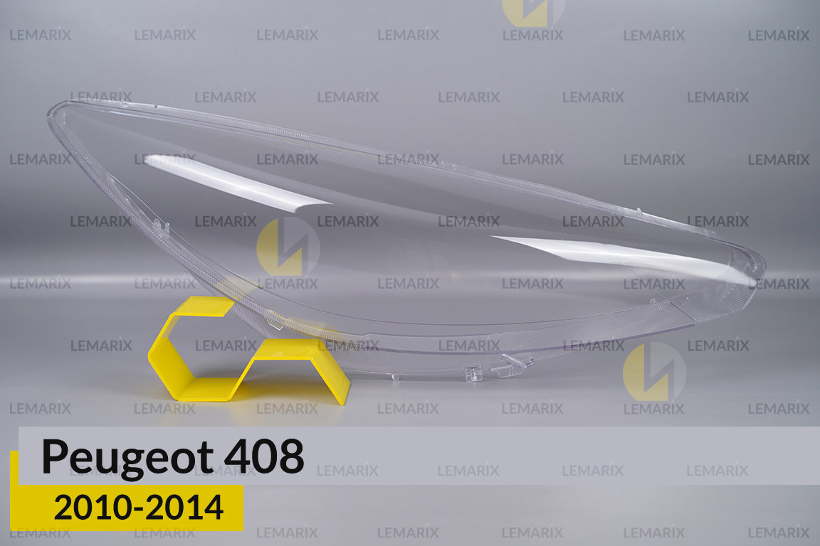 Скло фари Peugeot 408 (2010-2014) праве