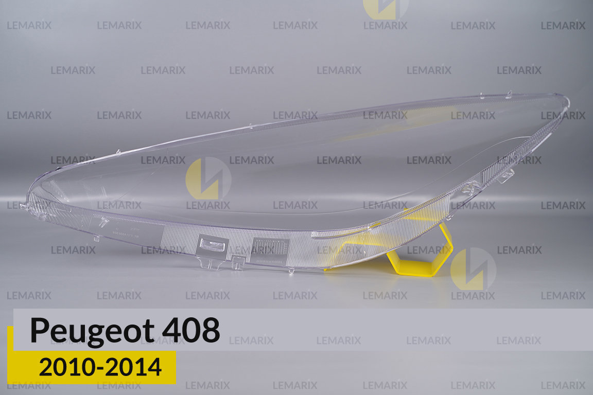 Скло фари Peugeot 408 (2010-2014) праве