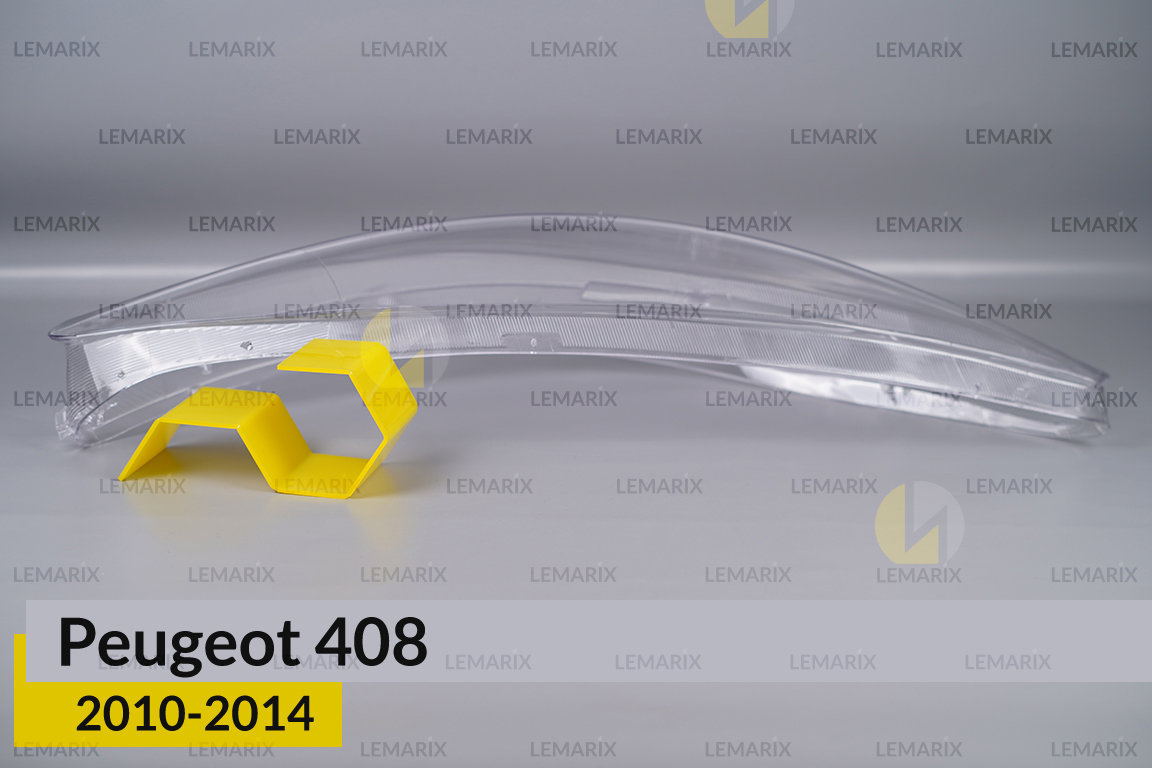 Скло фари Peugeot 408 (2010-2014) праве