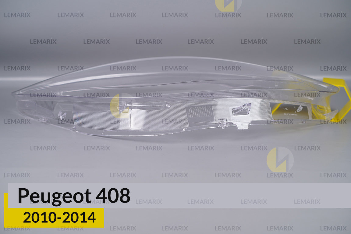 Скло фари Peugeot 408 (2010-2014) праве