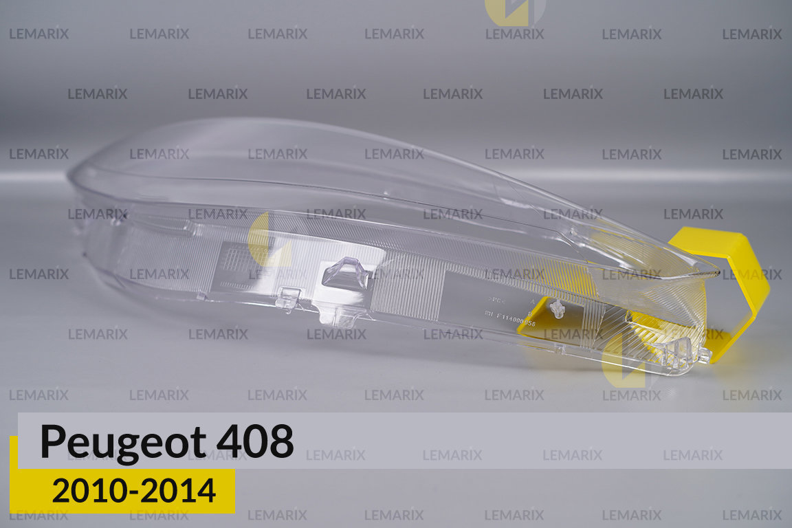 Скло фари Peugeot 408 (2010-2014) праве