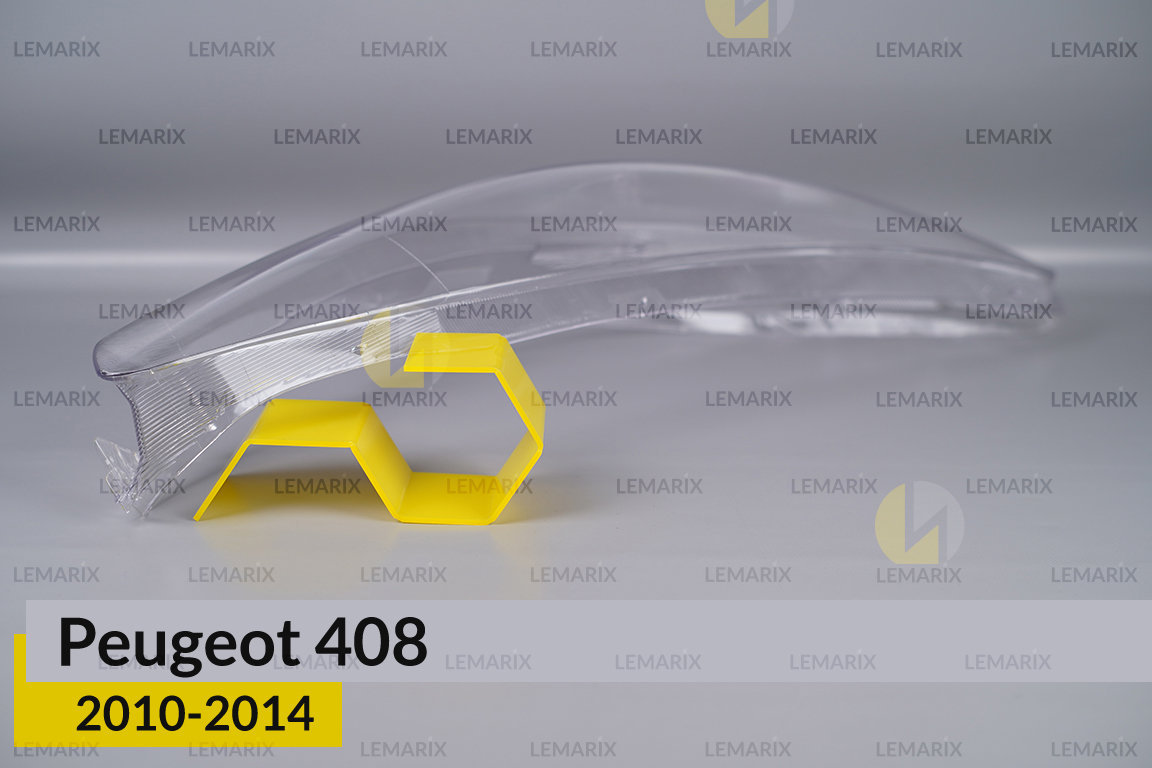 Скло фари Peugeot 408 (2010-2014) праве