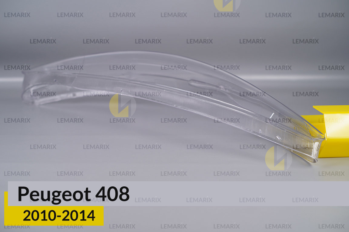 Скло фари Peugeot 408 (2010-2014) праве