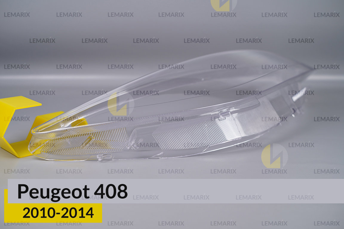 Скло фари Peugeot 408 (2010-2014) праве