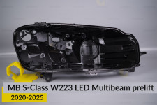 Корпус фары Mercedes-Benz S-Class W223 LED Multibeam (2020-2026) дорест правый