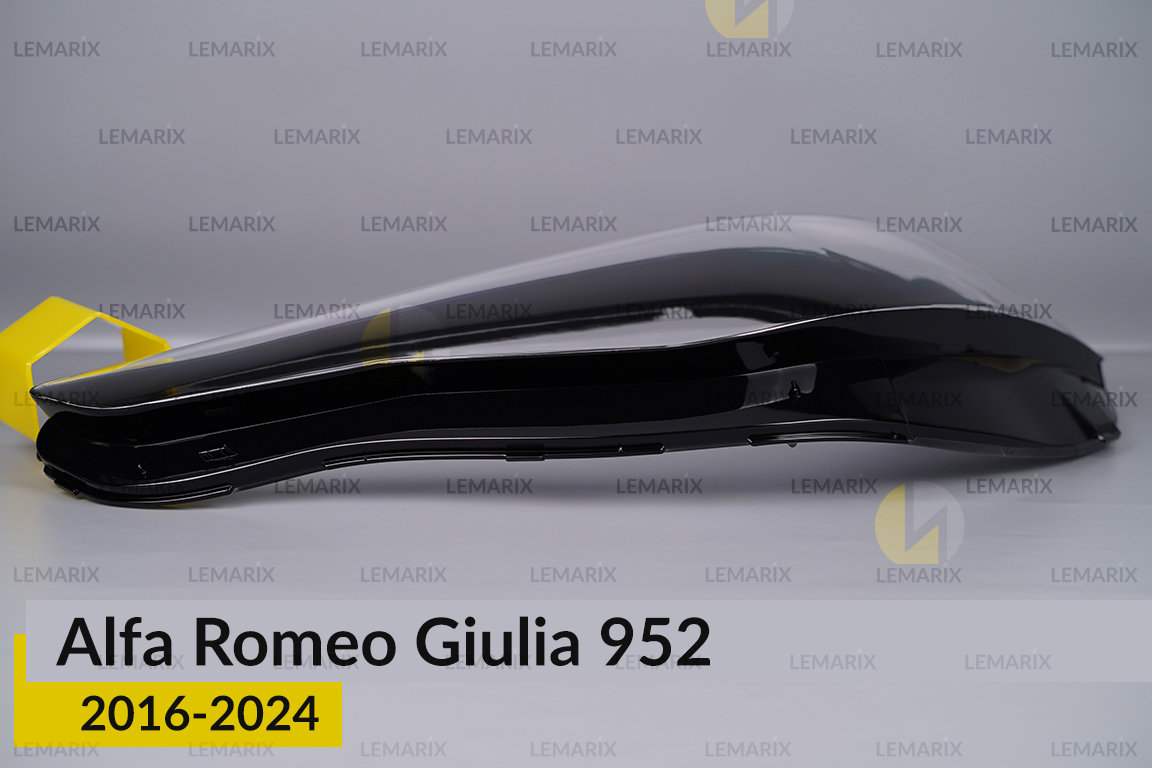 Скло фари Alfa Romeo Giulia 952 (2016-2022) дорест ліве