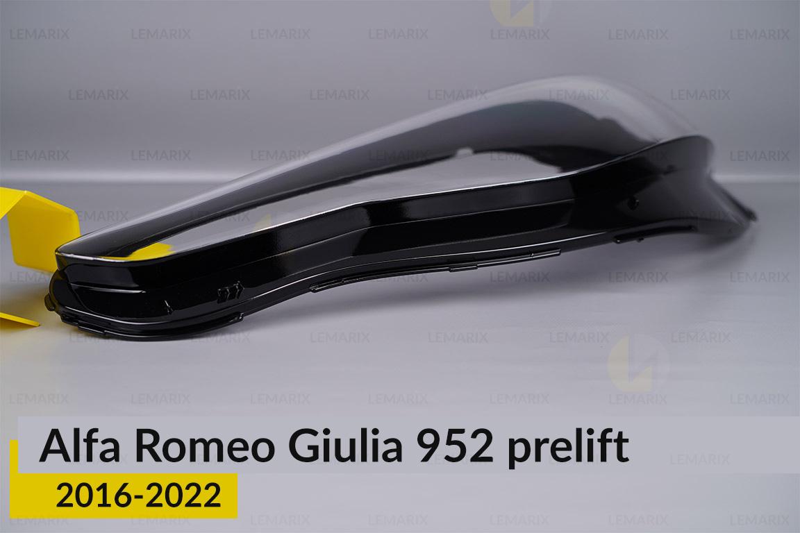 Скло фари Alfa Romeo Giulia 952 (2016-2022) дорест ліве