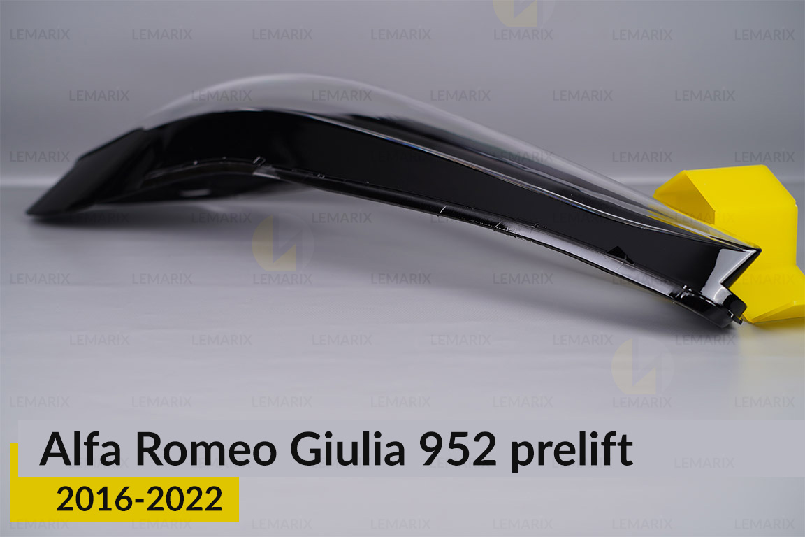 Скло фари Alfa Romeo Giulia 952 (2016-2022) дорест ліве