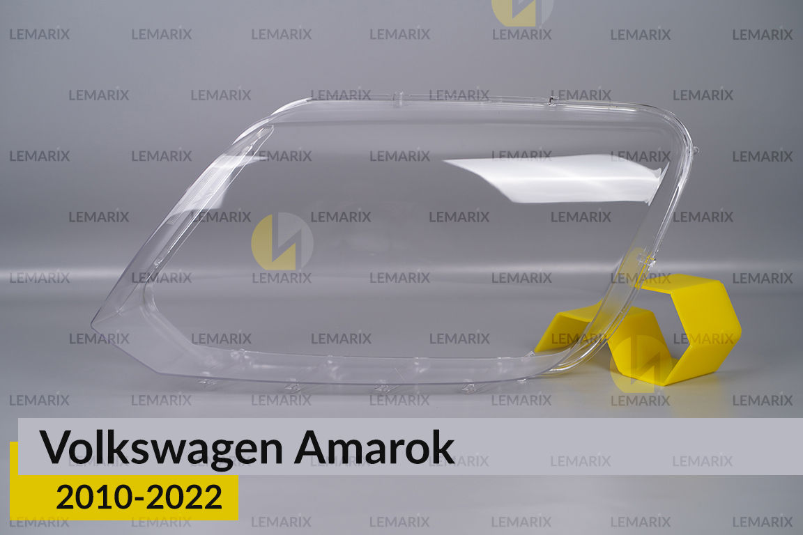 Скло фари VW Volkswagen Amarok (2010-2022) ліве