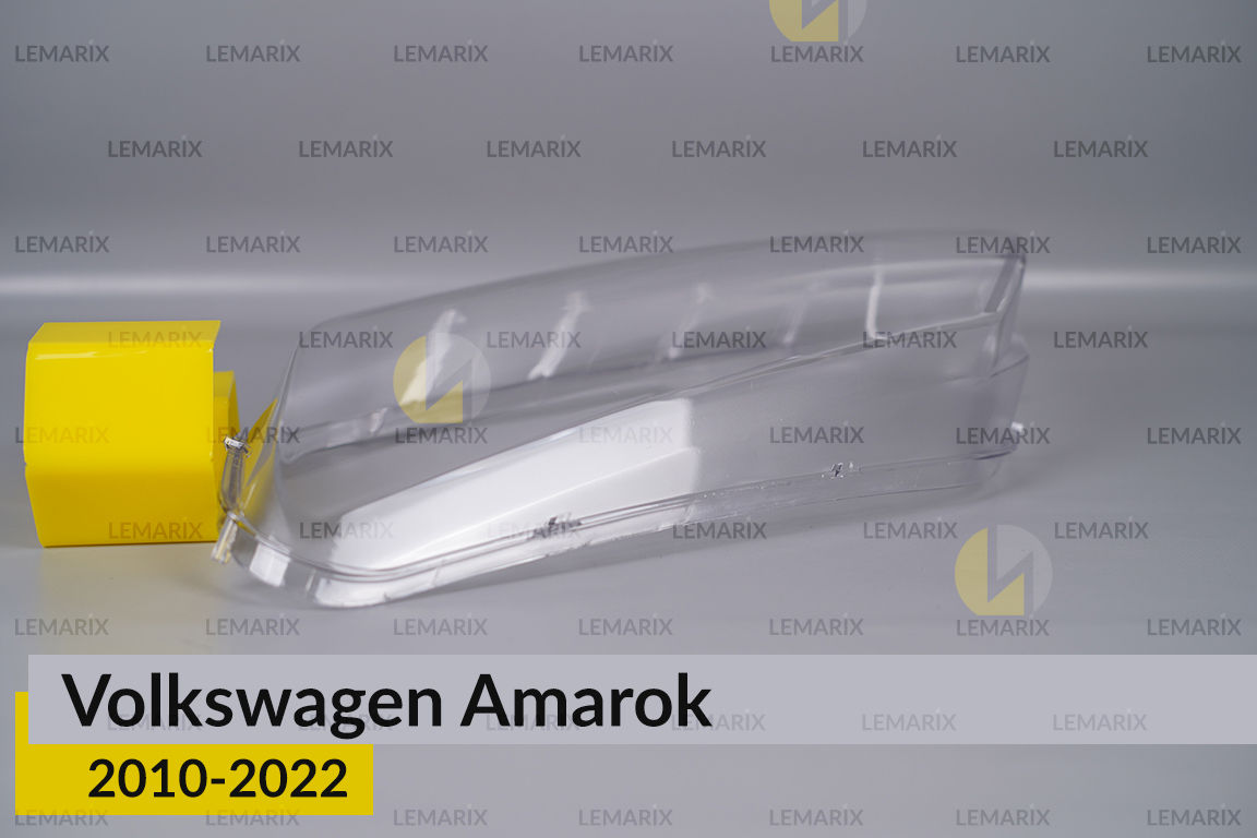 Скло фари VW Volkswagen Amarok (2010-2022) ліве
