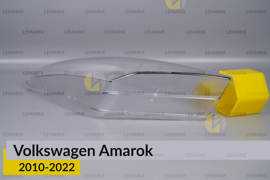 Скло фари VW Volkswagen Amarok (2010-2022) ліве