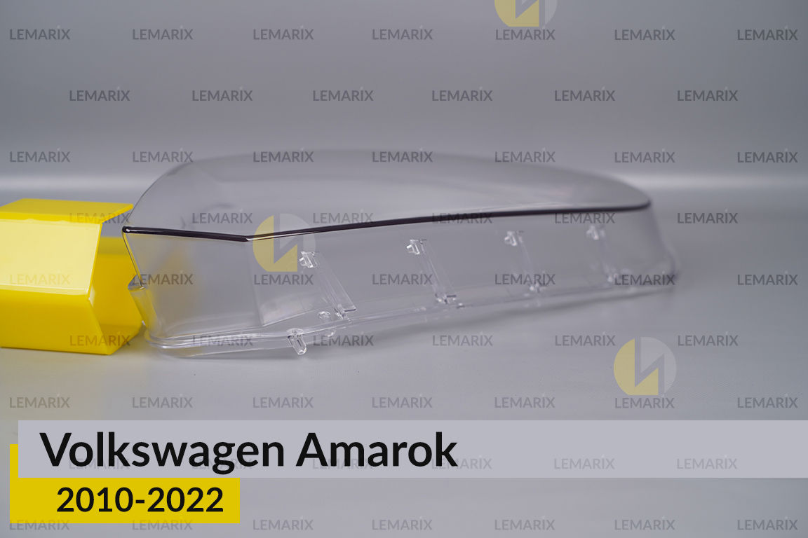 Скло фари VW Volkswagen Amarok (2010-2022) ліве