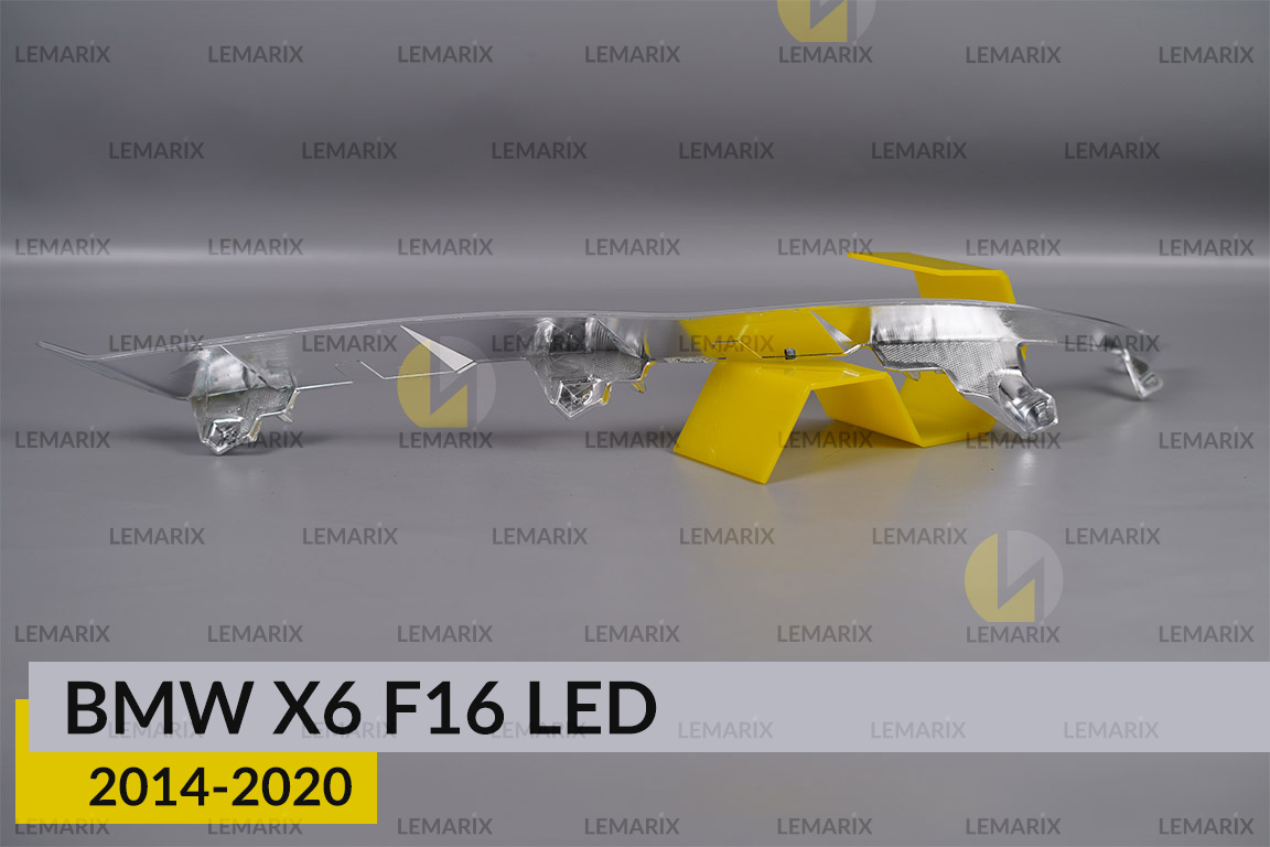 Хромована декоративна маска нижня BMW X6 F16 LED (2014-2020) ліва