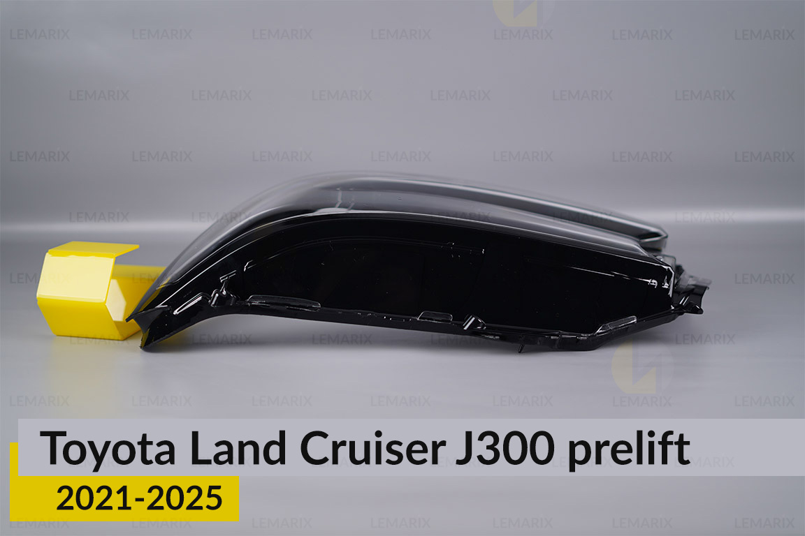 Скло фари Toyota Land Cruiser J300 (2021-2026) дорест ліве