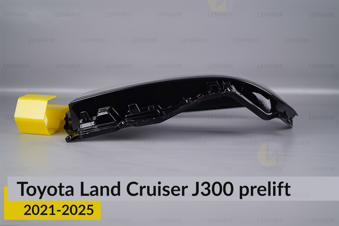 Скло фари Toyota Land Cruiser J300 (2021-2026) дорест ліве