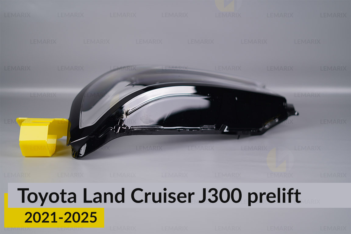 Скло фари Toyota Land Cruiser J300 (2021-2026) дорест ліве