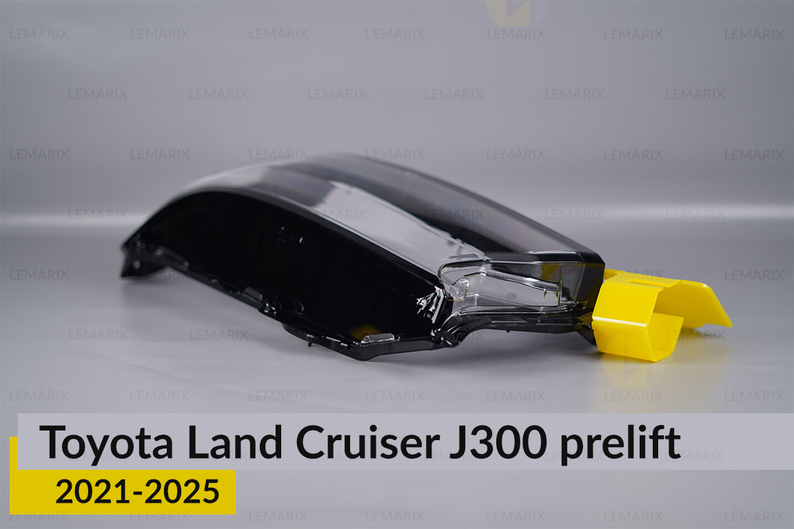 Скло фари Toyota Land Cruiser J300 (2021-2026) дорест ліве
