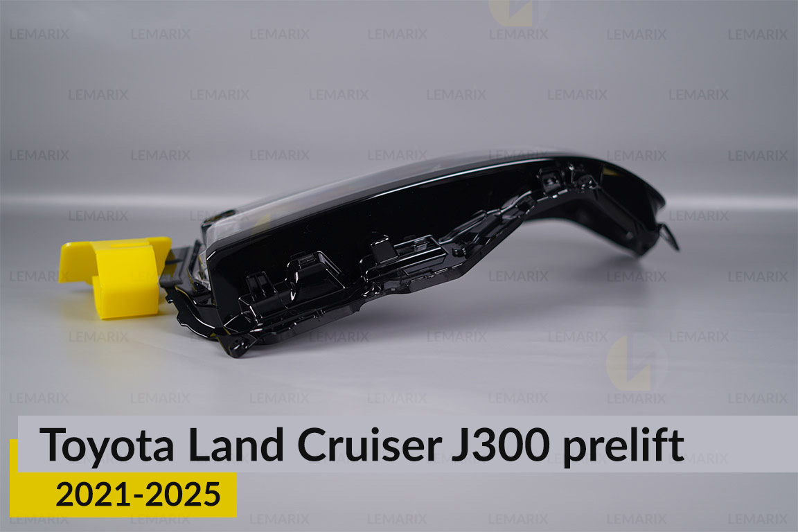 Скло фари Toyota Land Cruiser J300 (2021-2026) дорест ліве