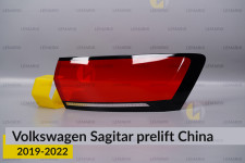 Стекло заднего фонаря внешнее в крыле VW Volkswagen Sagitar China (2019-2022) дорест правое