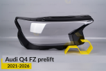 Скло фари Audi Q4 FZ (2021-2026) дорест праве