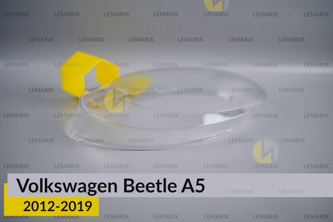 Скло фари VW Volkswagen Beetle A5 (2012-2019) праве