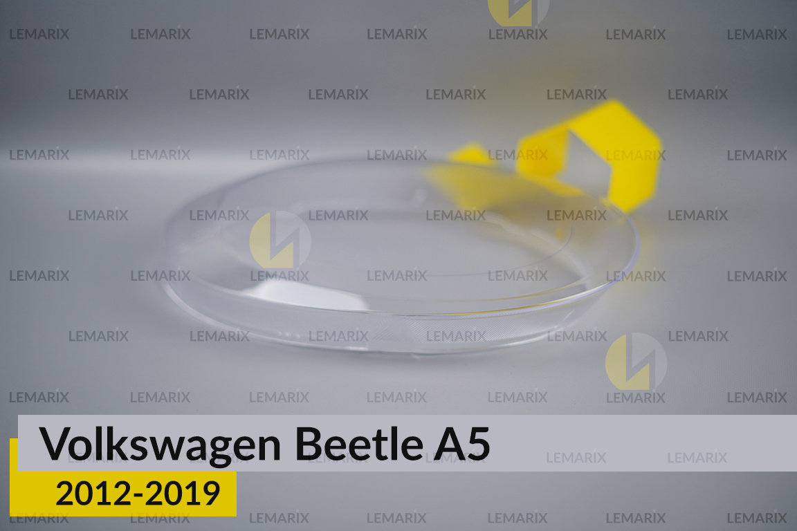 Скло фари VW Volkswagen Beetle A5 (2012-2019) праве