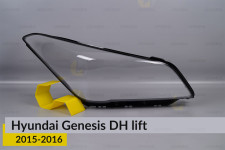 Стекло фары Hyundai Genesis DH (2015-2016) рест правое