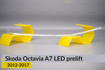 Світловод фари Skoda Octavia A7 LED (2012-2017) дорест довгий правий
