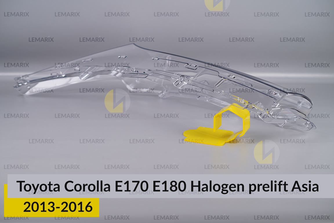 Скло фари Toyota Corolla E170 E180 Halogen Asia (2013-2016) дорест ліве