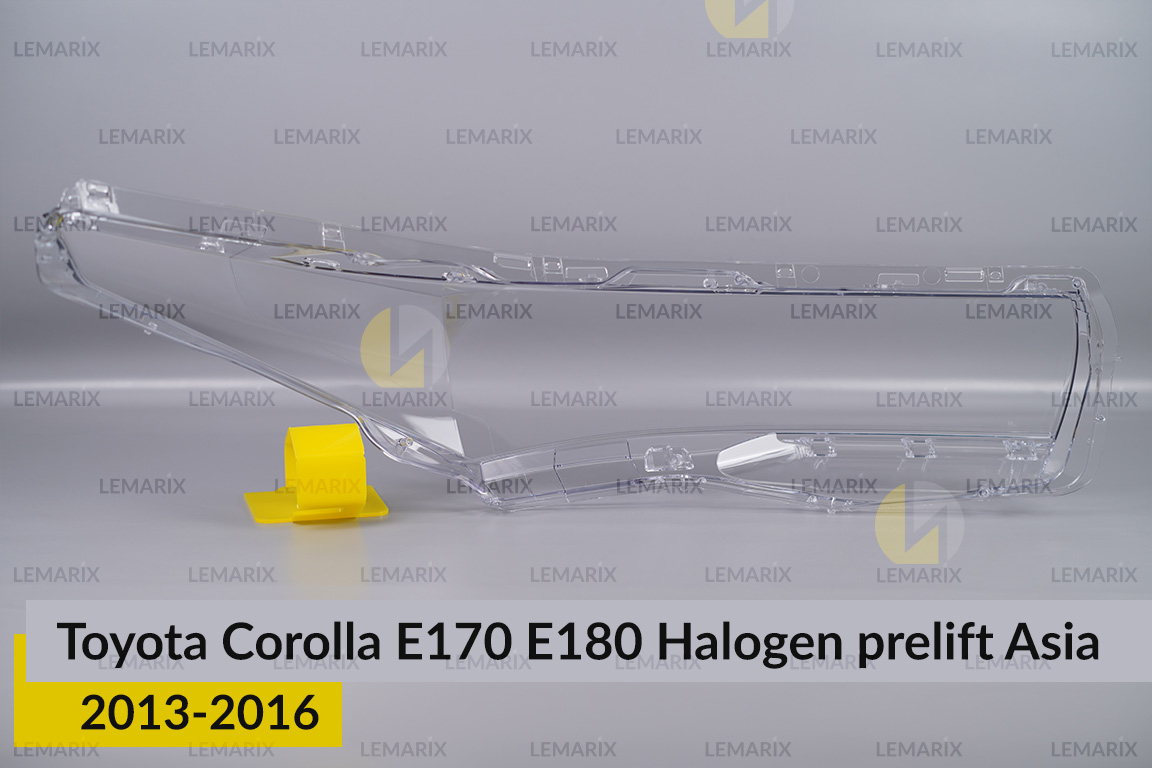 Скло фари Toyota Corolla E170 E180 Halogen Asia (2013-2016) дорест ліве