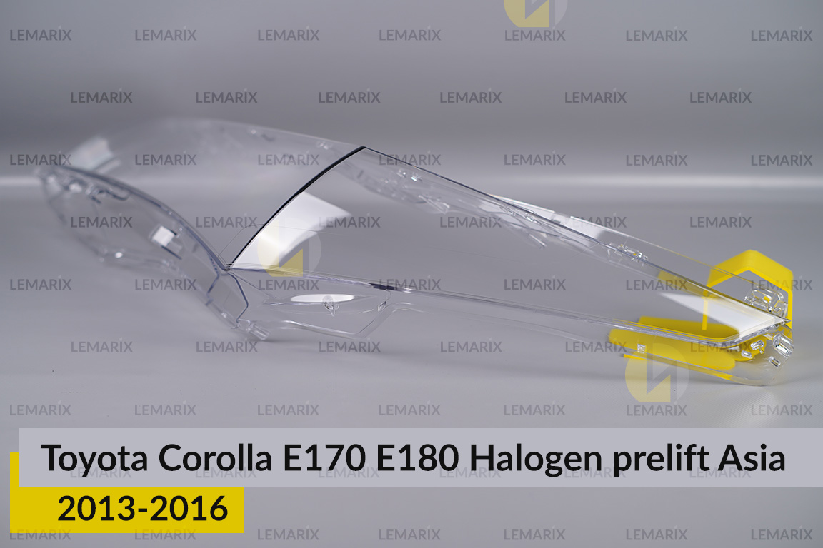 Скло фари Toyota Corolla E170 E180 Halogen Asia (2013-2016) дорест ліве