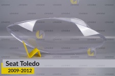Стекло фары Seat Toledo (2009-2012) рест правое