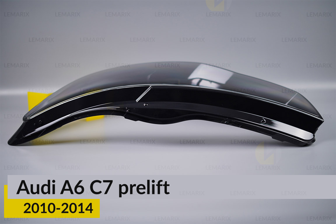 Скло фари Audi A6 C7 (2010-2014) дорест ліве