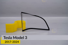 Скло заднього ліхтаря внутрішнє в кришці багажника Tesla Model 3 (2017-2024) ліве