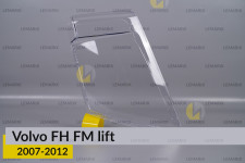 Скло фари Volvo FH FM (2007-2012) рест праве