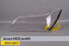 Скло фари Acura MDX (2014-2017) дорест ліве