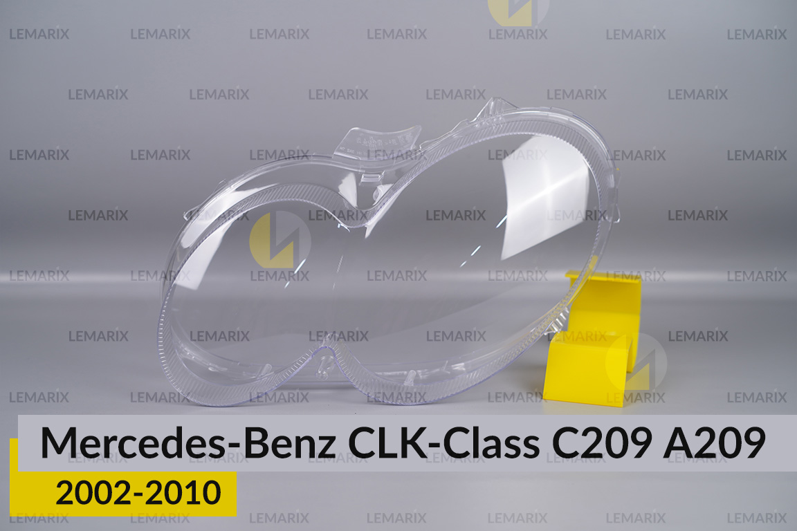 Скло фари Mercedes-Benz CLK-Class C209 A209 (2002-2010) ліве