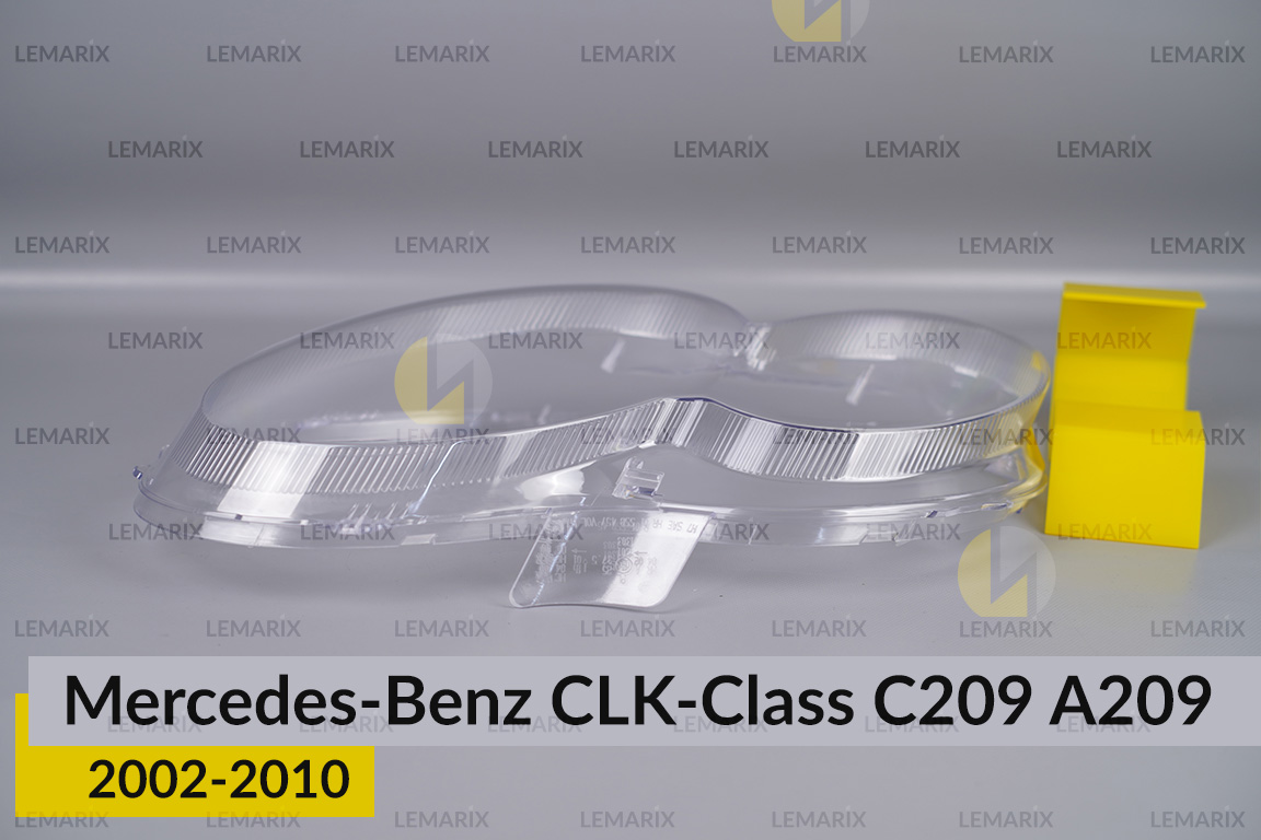 Скло фари Mercedes-Benz CLK-Class C209 A209 (2002-2010) ліве