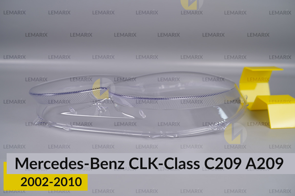 Скло фари Mercedes-Benz CLK-Class C209 A209 (2002-2010) ліве