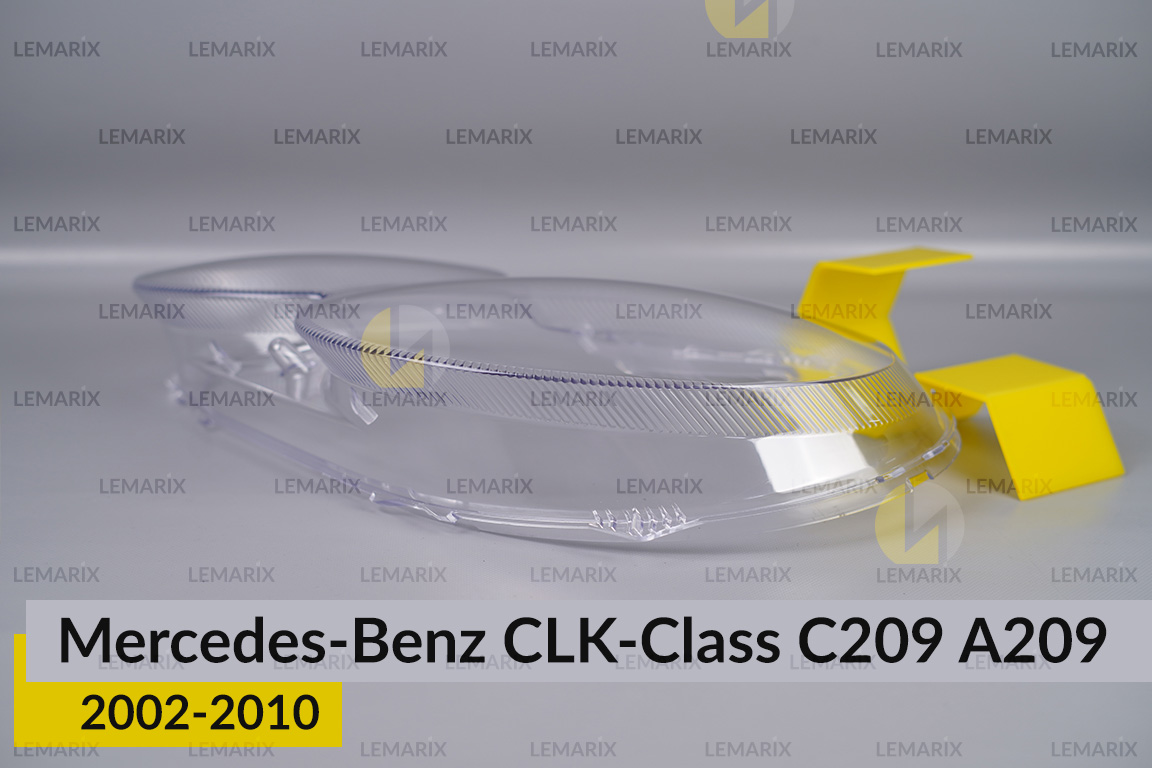 Скло фари Mercedes-Benz CLK-Class C209 A209 (2002-2010) ліве