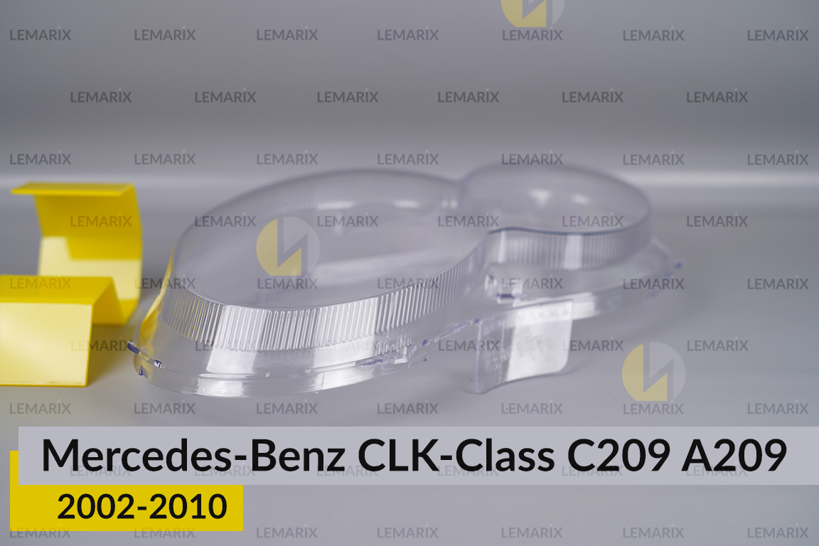 Скло фари Mercedes-Benz CLK-Class C209 A209 (2002-2010) ліве