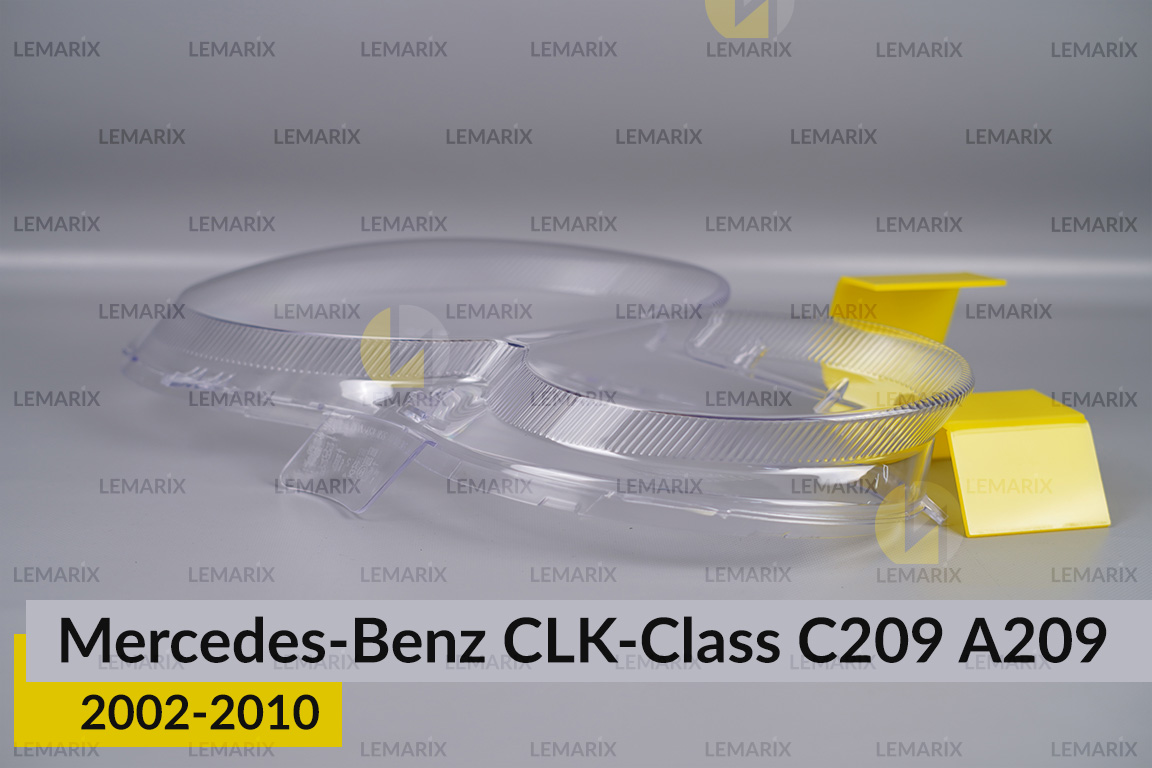 Скло фари Mercedes-Benz CLK-Class C209 A209 (2002-2010) ліве