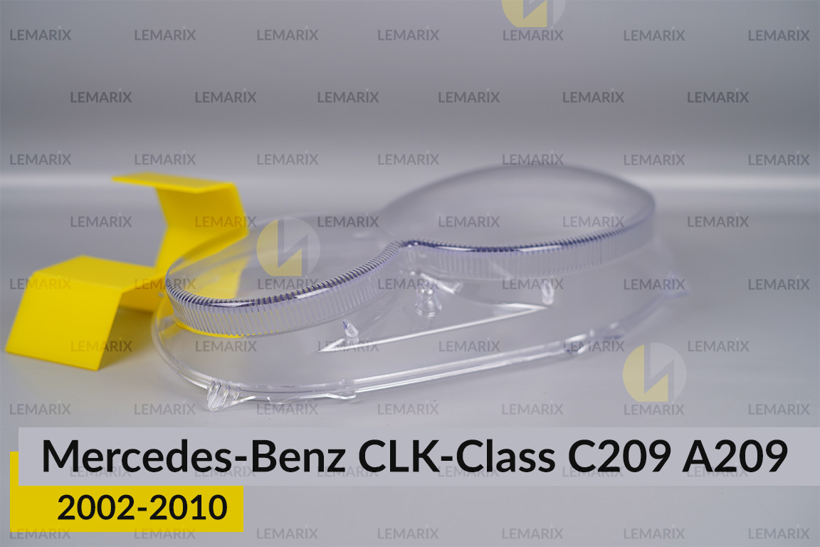 Скло фари Mercedes-Benz CLK-Class C209 A209 (2002-2010) ліве