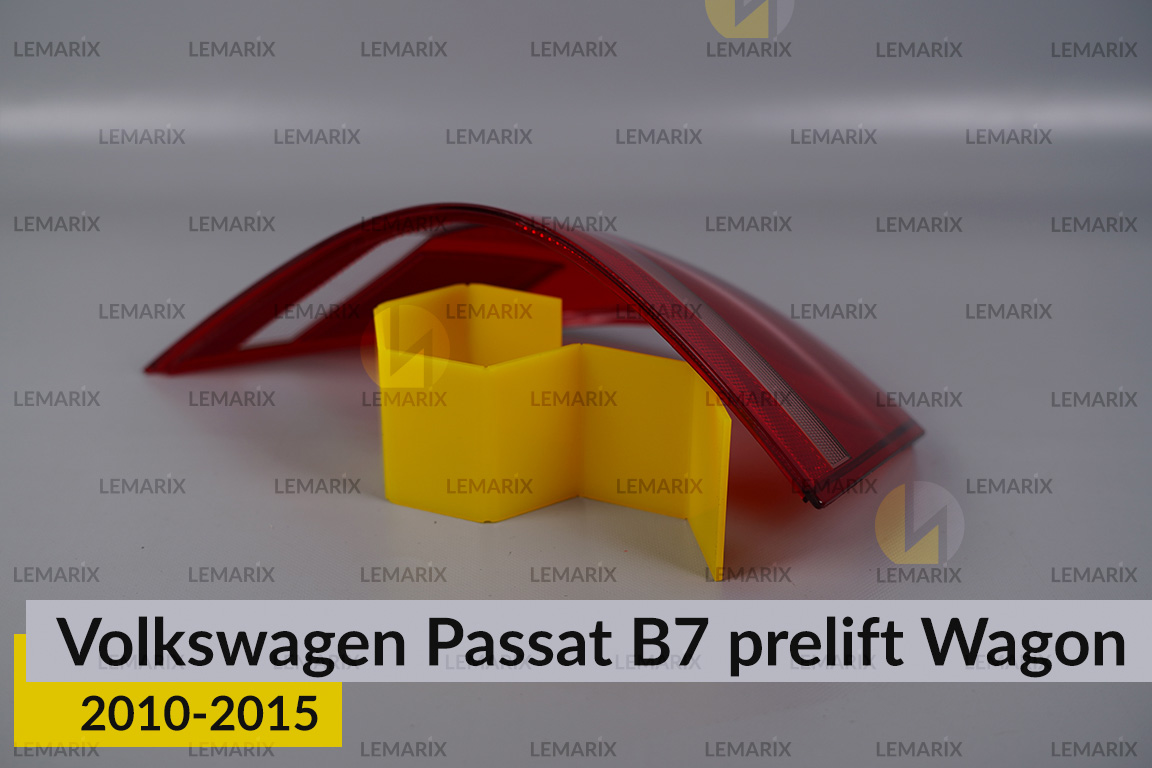Скло заднього ліхтаря зовнішнє в крилі VW Volkswagen Passat B7 Wagon (2010-2015) дорест ліве