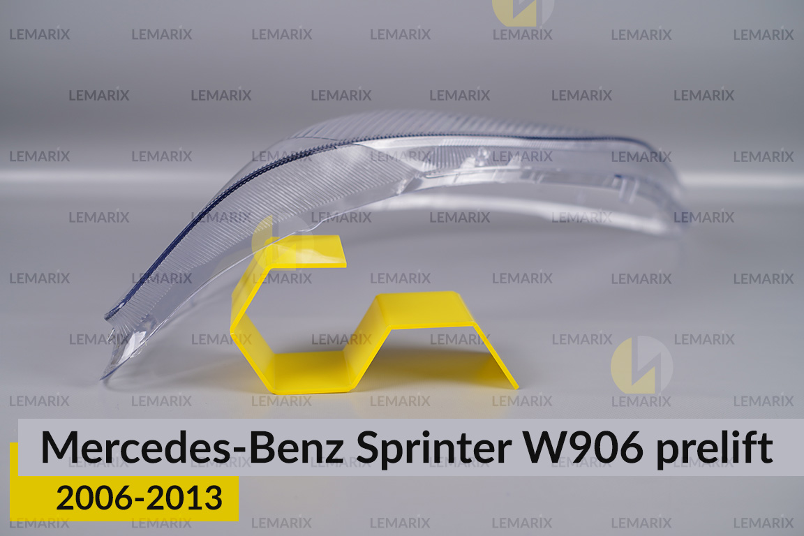 Скло фари Mercedes-Benz Sprinter W906 (2006-2013) дорест ліве