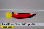 Скло заднього ліхтаря зовнішнє в крилі Land Rover Sport L461 (2022-2026) дорест праве