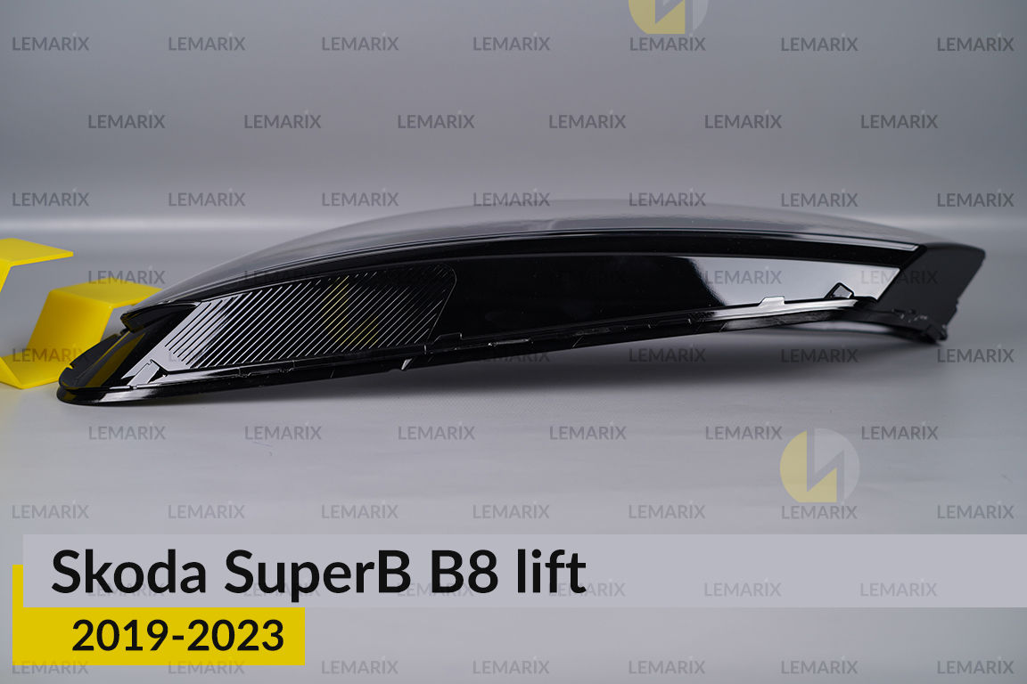 Скло фари Skoda SuperB B8 China (2019-2023) рест ліве