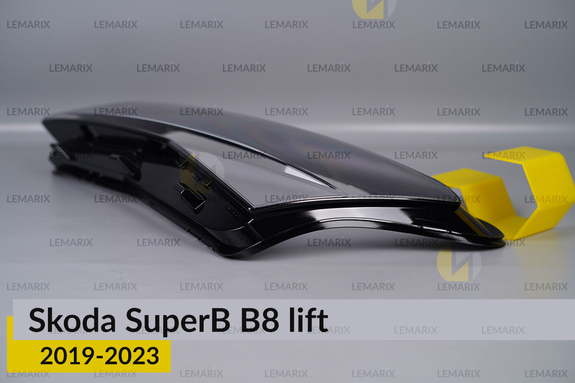 Скло фари Skoda SuperB B8 China (2019-2023) рест ліве